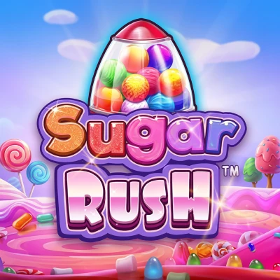 Sugar Rush cluster-pays slot tile in the LeoVegas game lobby